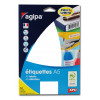 448 étiquettes - A5 - 20x50mm - 28 étiquettes par planches - Agipa