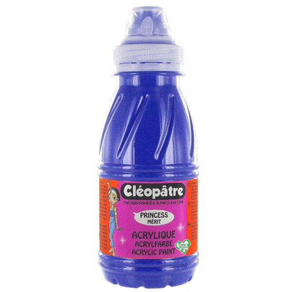 Peinture acrylique Princess Mérit - Bleu outremer - 250 ml - Cléopâtre