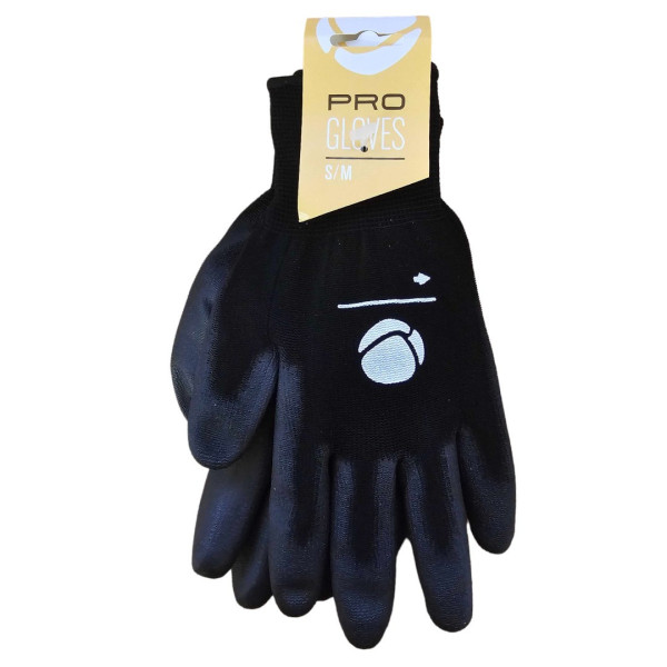 photo-Gants de protection - Nylon et polyuréthane - Noir - Taille S/M - MTN - Pro gloves