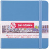 Carnet Croquis 12 X 12 Cm 80 Feuilles 140G Bleu Royal Talens pas cher