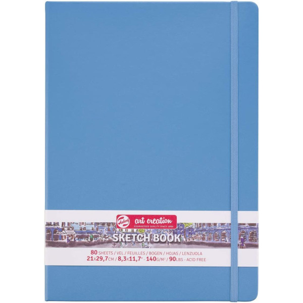 Carnet Croquis 21 X 29,7 Cm 80 Feuilles 140G Rouge Royal Talens pas cher