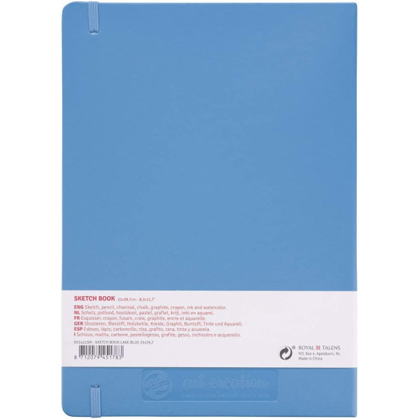 Carnet Croquis 21 X 29,7 Cm 80 Feuilles 140G Rouge Royal Talens | Surdiscount