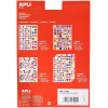 Pochette De 756 Gommettes - Ronds Et Carrés - Couleurs Assorties - Apli | Surdiscount