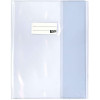 photo-Protège-cahier transparent en PVC – Format : 17x22 cm – Épaisseur : 19/100ème – Grain lisse