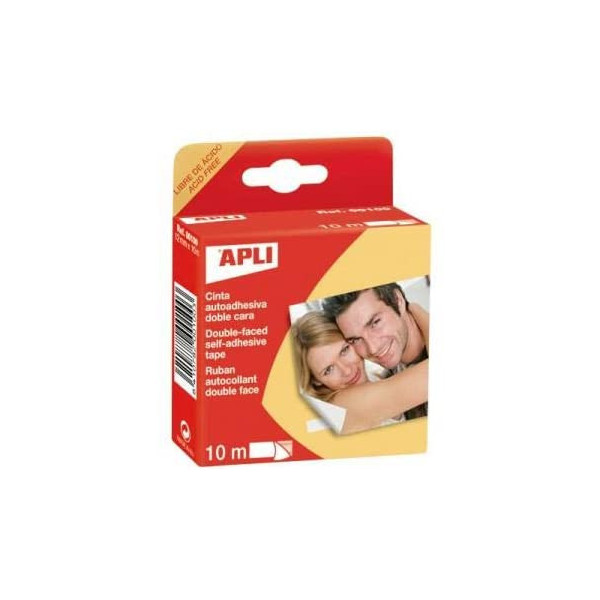 Ruban Adhésif Double Face 12Mm X 10M - Apli pas cher