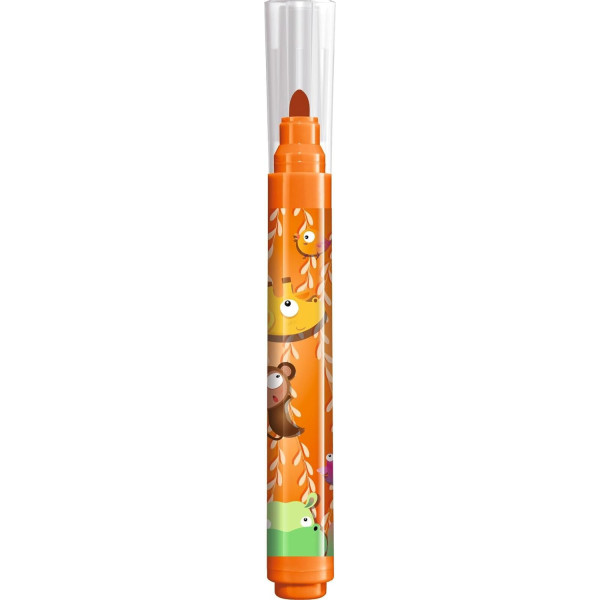 Feutres de coloriage - Enfant - Maxi pointe - Dès 1 an - Encre lavable - Maped