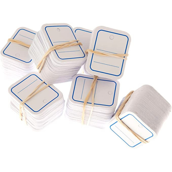 Boîte De 1000 Etiquettes - 30 X 37 Mm - Ligne Bleue - Apli pas cher