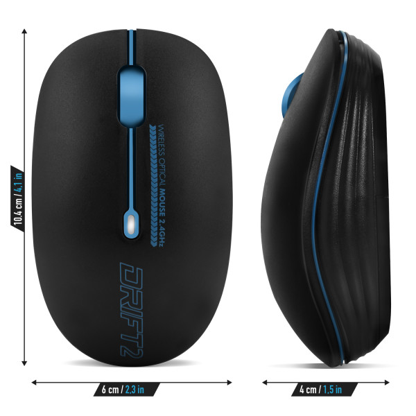 Acheter Souris Sans Fil Drift 2 - Bleu - Advance | à seulement 7,99 €