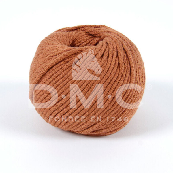Pelote - 100% coton peigné - Terracotta - Très épais - DMC - Natura XL - Tricot - Crochet