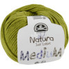photo-Pelote - 100% coton - Vert herbe - Epais - DMC - Natura Médium - Tricot - Crochet