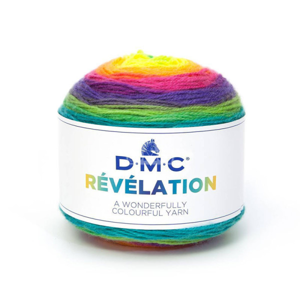photo - Pelote de laine - DMC - Révélation - Laine et acrylique - Couleurs vives - Tricot - Crochet