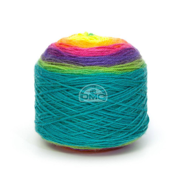 Pelote de laine - DMC - Révélation - Laine et acrylique - Couleurs vives - Tricot - Crochet