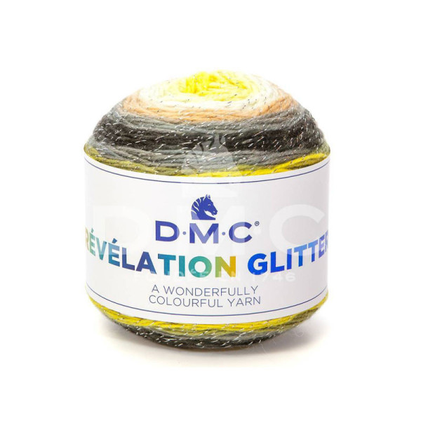 photo - Pelote de laine - DMC - Révélation glitter - Laine, acrylique, polyester - Tricot - Crochet