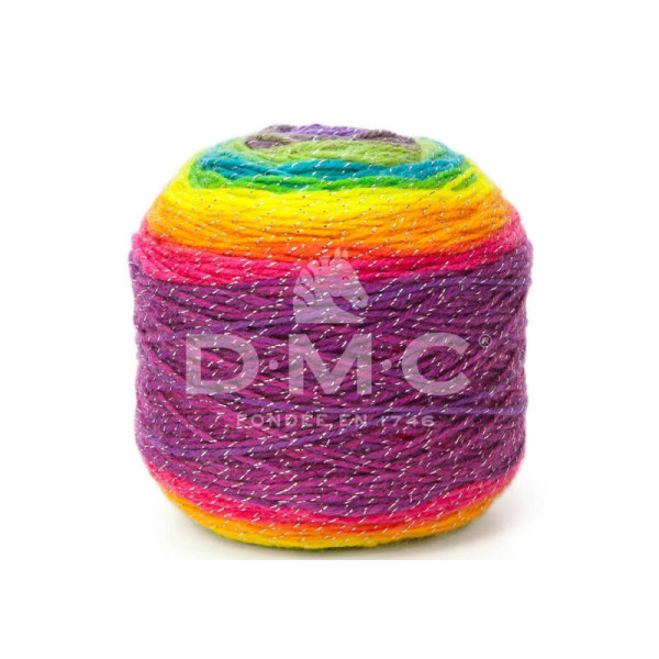 Pelote de laine - DMC - Révélation glitter - Laine, acrylique, polyester - Tricot - Crochet