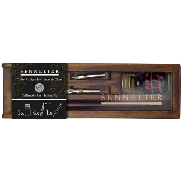 Coffret En Bois Calligraphie Encre De Chine - Sennelier pas cher