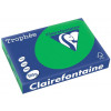 250 Feuilles A4 - 120G - Couleurs Vives - Vert Billard - Trophée Clairefontaine pas cher