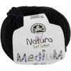 photo-Pelote - 100% coton - Noir - Epais - DMC - Natura Médium - Tricot - Crochet