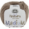 photo-Pelote - 100% coton - Taupe - Epais - DMC - Natura Médium - Tricot - Crochet