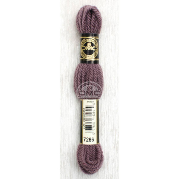 Fil de laine - DMC - Laine Colbert - 100% laine - Bois de violette - 7266 - Canevas