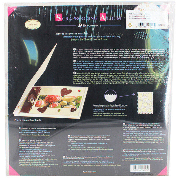 Coffret Mariage Album Scrapbooking A4 - Exacompta | Surdiscount