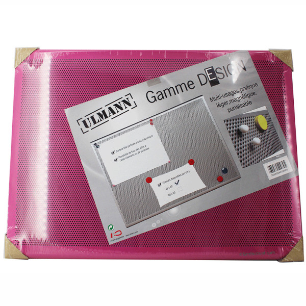 Tableau Metal Design Rose 45X60 - Ulmann pas cher