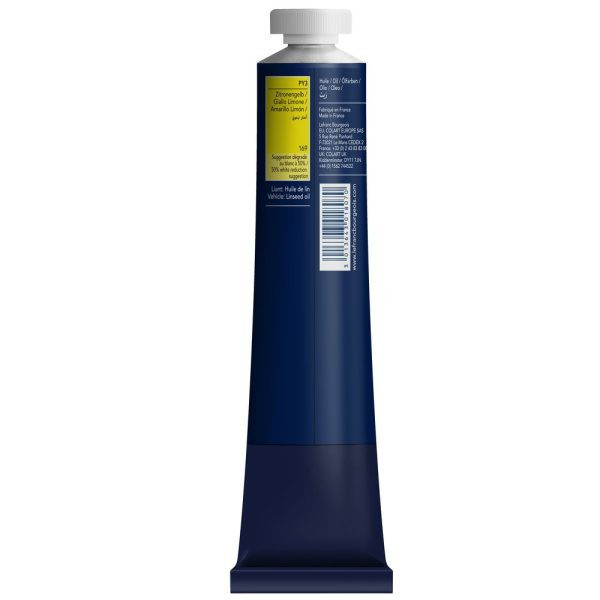 Peinture à l'huile - Fine - Jaune citron - 169 - Lefranc Bourgeois - 200ml