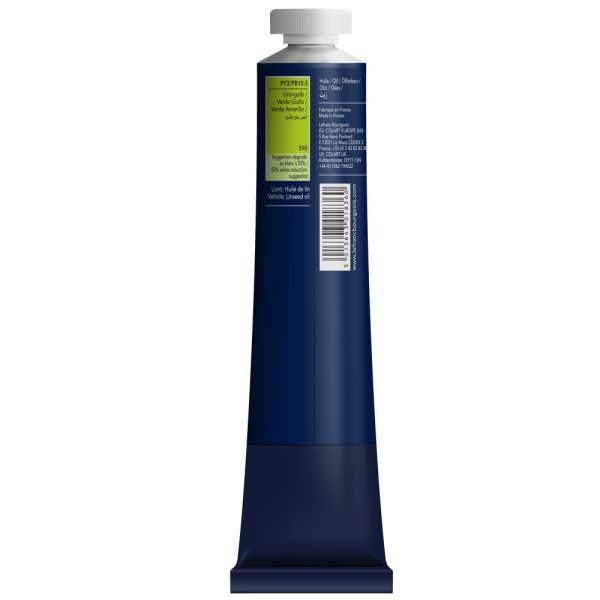 Peinture à l'huile - Fine - Vert jaune - 590 - Lefranc Bourgeois - 200ml