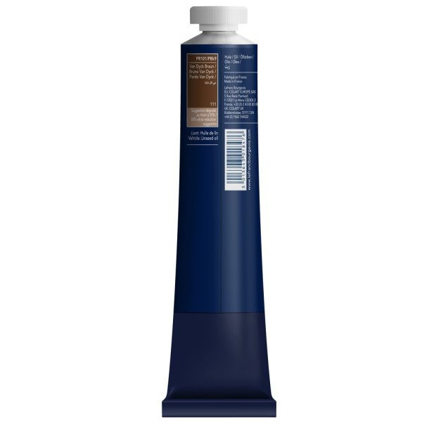 Peinture à l'huile - Fine - Brun van dyck - 111 - Lefranc Bourgeois - 200ml