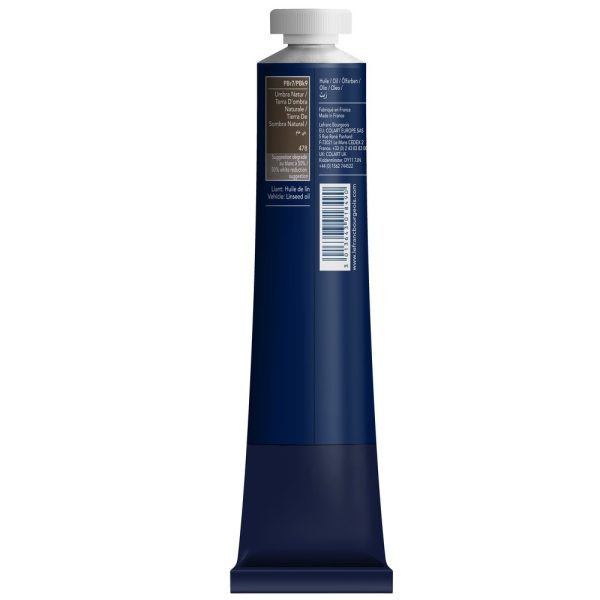 Peinture à l'huile - Fine - Terre d'ombre naturelle - 478 - Lefranc Bourgeois - 200ml