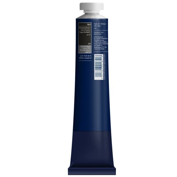 Peinture à l'huile - Fine - Noir d'ivoire - 269 - Lefranc Bourgeois - 200ml