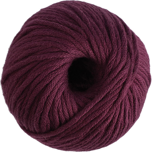 Pelote - 100% coton peigné - Prune - XN06 - Très épais - DMC - Natura XL - Tricot - Crochet