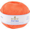 photo-Pelote de laine - 100% coton - Orange - 5608 - DMC - Petra - Longues fibres