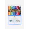 photo - Fils de laine - 12 échevettes - Fil mouliné - DMC - Coloris ombrés - Broderie - Point de croix