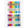Fils de laine - 24 échevettes - Fil mouliné - DMC - Couleurs vitamines - Broderie - Point de croix