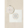 Kit point de croix - Broderie - Motifs persans colorés - DMC - Inclus tambour, toile, fils