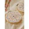 Kit point de croix - Broderie - Motifs persans colorés - DMC - Inclus tambour, toile, fils