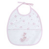 Grand bavoir - Bébé - 6 mois - A broder - Rose/motif koala - Cadeau naissance