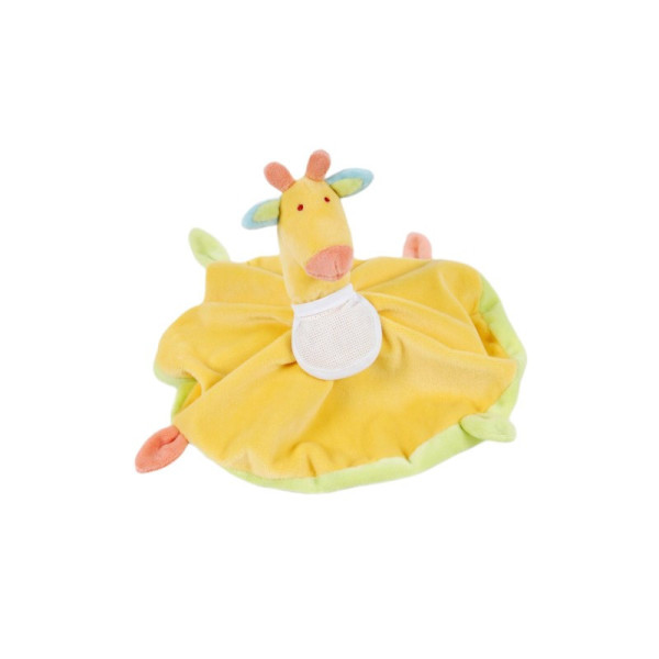 photo-Doudou - A broder et personnaliser - Girafe - Point de croix - Pour bébé - DMC