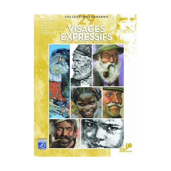 Lefranc Bourgeois Album Léonardo N°29 Visages Expressifs - L&B pas cher