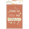 photo - Carte - Annonce naissance - Baptême - Veux tu être ma marraine ? - Puzzle