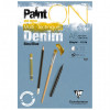 Painton Bleu Denim Bloc Collé 15F A5 250G - Clairefontaine pas cher