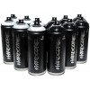 Lot 12 Bombes Peinture Mtn Hardcore Noir Et Blanc pas cher