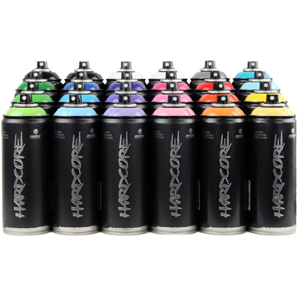 Lot 24 Bombes De Peinture Mtn Hardcore pas cher