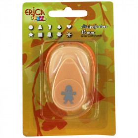 Mini Perforateur Fantaisie Fillette 15Mm - Erica pas cher
