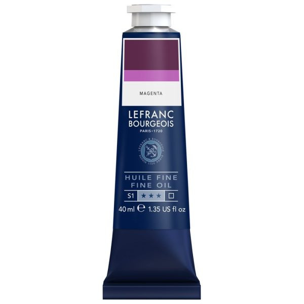 photo-Peinture à l'huile - Fine - Magenta - 432 - Lefranc Bourgeois - 40ml