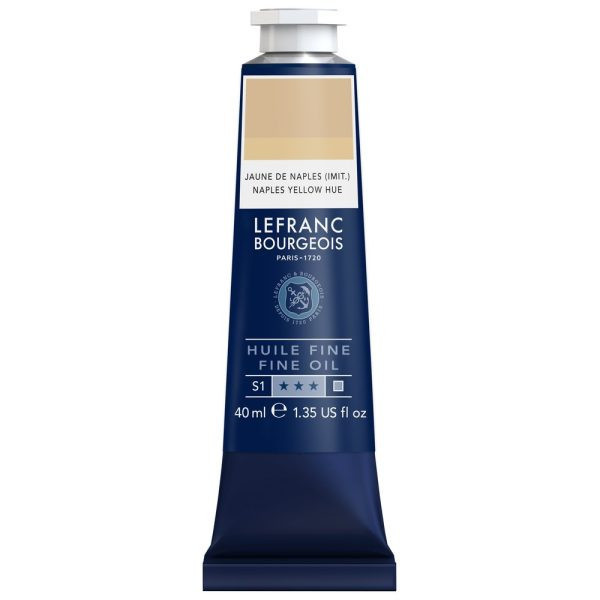 photo-Peinture à l'huile - Fine - Jaune de Naples imitation - 190 - Lefranc Bourgeois - 40ml
