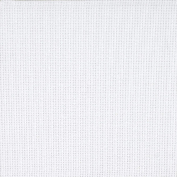 photo-Toile Aïda à broder - 100% coton - 7pts/cm - 38x46cm - Blanc - DMC