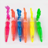 6 Pinceaux avec peinture - Gouache - Pour enfant - Couleurs fluo - Apli kids