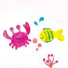 6 Pinceaux avec peinture - Gouache - Pour enfant - Couleurs fluo - Apli kids
