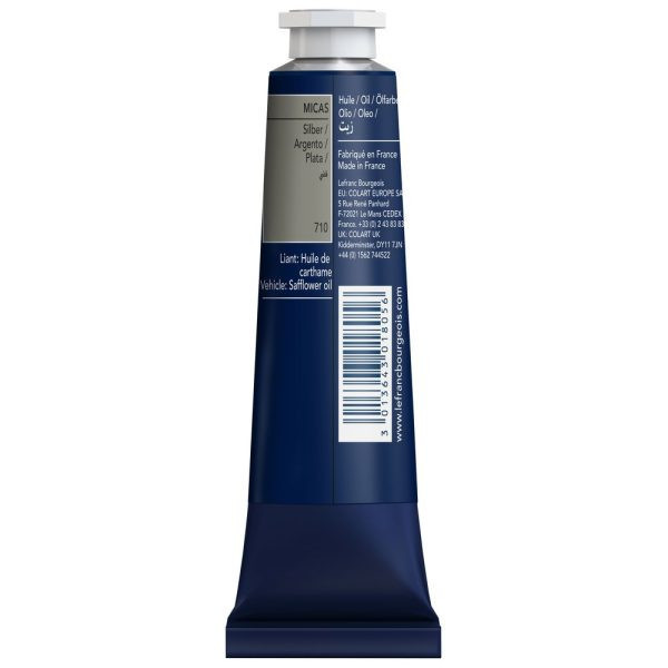 Peinture à l'huile - Fine - Argent - 710 - Lefranc Bourgeois - 40ml